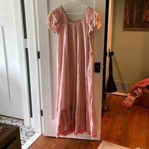 Vintage Hilda Hawaii 1970’s Prairie Cottage Core maxi dress